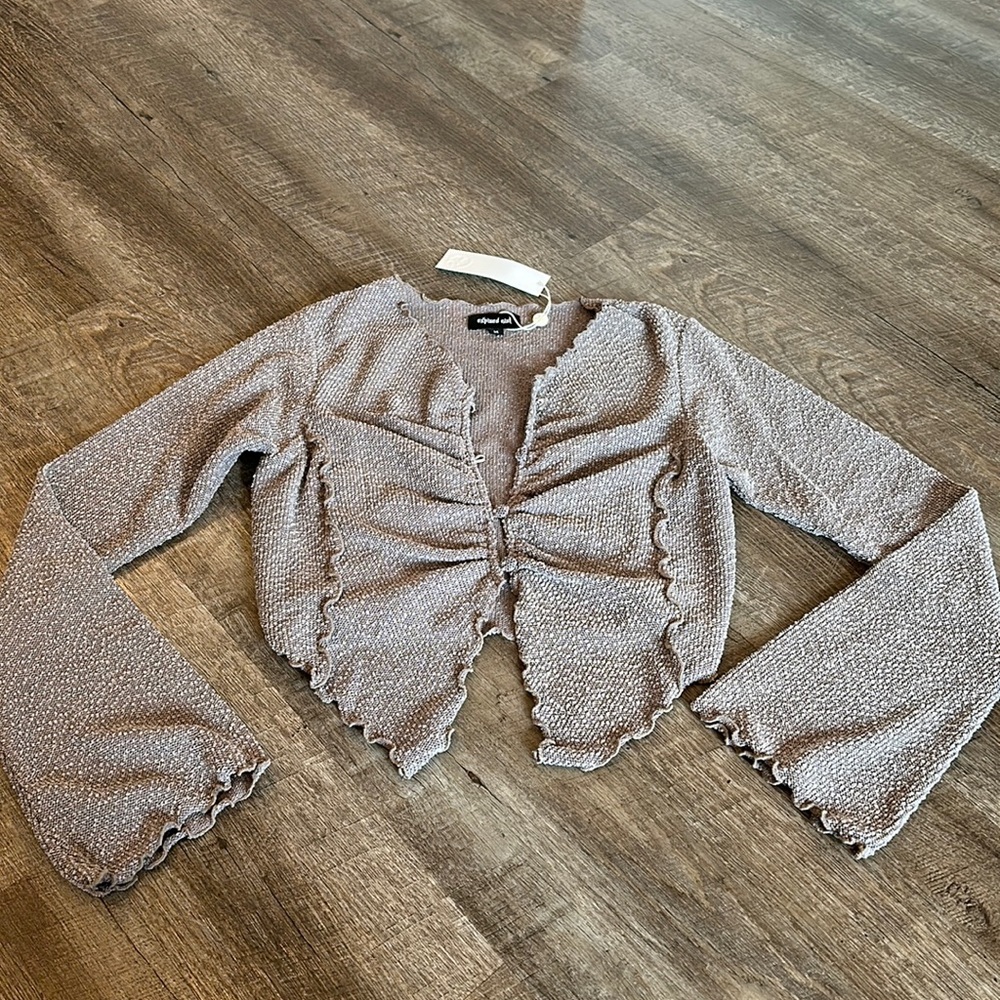 Dolls Kill Button Front Crop Top